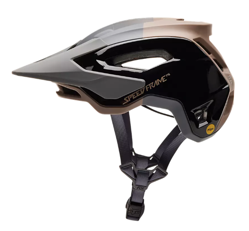 Fox Racing Speedframe Pro Klif Helmet in Mocha Brown-3